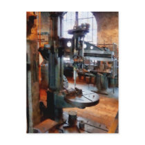 Drill Press Near Window Post Card