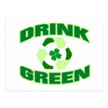 Drink Green (Clover) Postcards