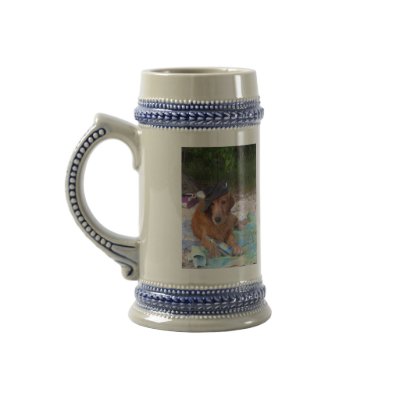 "Drink like a dog" Stein Mugs by J_LAzzle