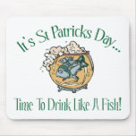 Drink Like A Fish mousepads