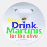 Drink MARTINIS Sticker