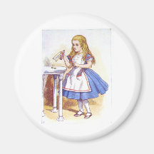 Drink Me, Alice! Fridge Magnet