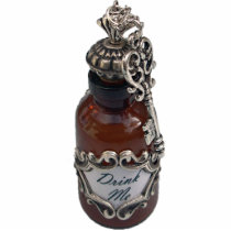 Drink Me Bottle 3 Pin Photo Cutout