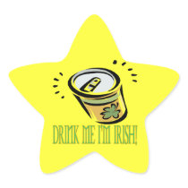 Drink Me Im Irish Stickers