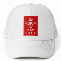 Drink Tea and Eat Biccy ~ British Fun Hats