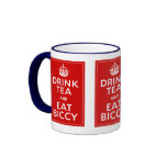 Drink Tea and Eat Biccy ~ British Fun mugs