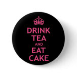 Drink Tea and Eat Cake buttons