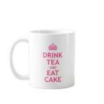 Drink Tea and Eat Cake mugs