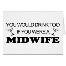 Drink Too - Midwife cards