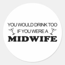 Drink Too - Midwife Stickers