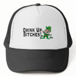 Drink Up Bitches Leprechaun hats