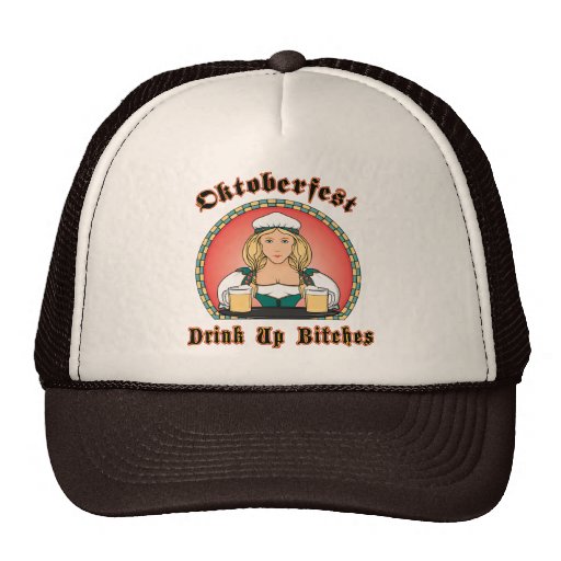 Drink Up Bitches Oktoberfest Mesh Hat