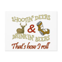 Drinking Beer Shooting Deer
