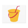 Drinking bucket post card