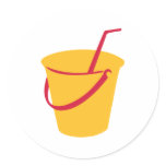 Drinking bucket stickers
