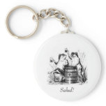 Drinking Frogs-Salud! keychains