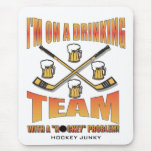 DRINKING TEAM MOUSE PADS