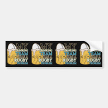 Drinking Team Rugby Bumper Stickers