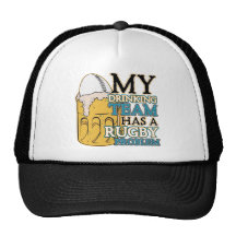 Drinking Team Rugby Trucker Hat