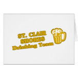 Drinking Team tee shirts cards