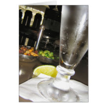 Drinks And Nuts Greeting Cards