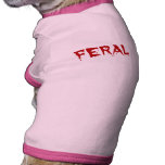 Dripping Blood Red Feral pet clothing