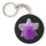 Dripping Daffodil Purple Keychain