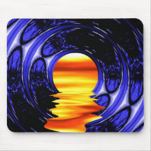 Dripping Sunset Mousepad