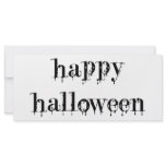 Drippy Blood Happy Halloween rack cards