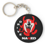 Drive Naked Keychain