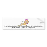 Driving Safety bumper sticker bumper stickers