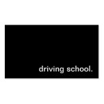 Driving School Business Card