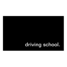Driving School Business Card