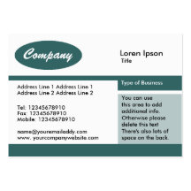 Driving the Superhighway - Green Business Card
