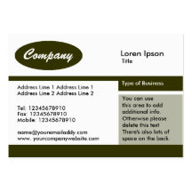 Driving the Superhighway - Murky Green Business Cards