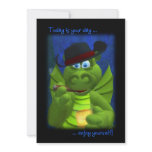 Drolly Dragons Father's Day Party Invitation