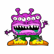 Drooling Alien Cut Out