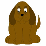 Droopy Brown Dog photo sculptures