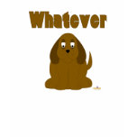 Droopy Brown Dog Whatever t-shirts