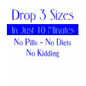 Drop 3 Sizes Blue t-shirts