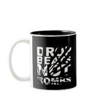 Drop Beats Not Bombs Explosion Coffee Mug