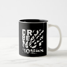 Drop Beats Not Bombs Explosion Coffee Mug