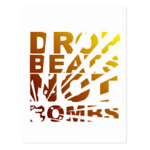 DROP BEATS NOT BOMBS EXPLOSION - DJ POSTCARDS