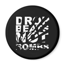 Drop Beats Not Bombs Explosion Magnets