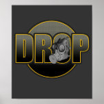DROP DnB Drumnbass dubstep Jungle Hardstyle DJ Posters