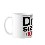 Drop Sizes in 10 Minutes Coffee Mugs