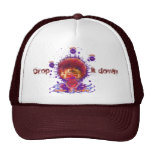 Drop top trucker hat