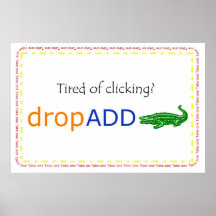 dropADD promo banner Posters