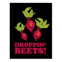 Droppin' Beets Postcards