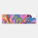"Drowning" Abstract Art Bumper Sticker